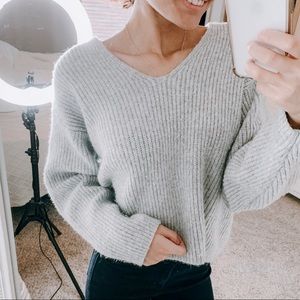 Grey H&M Knit Sweater Firm Price